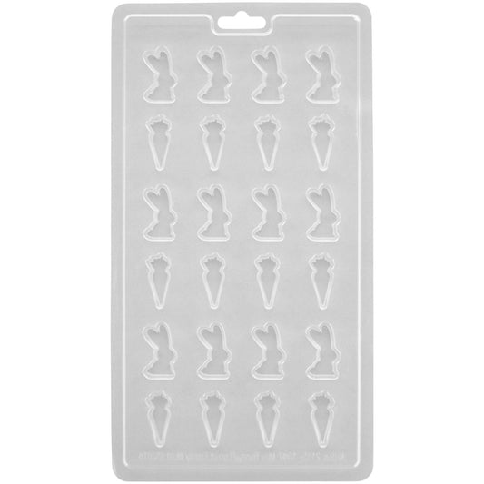 Wilton Candy Mould Mini Bunny & Carrot