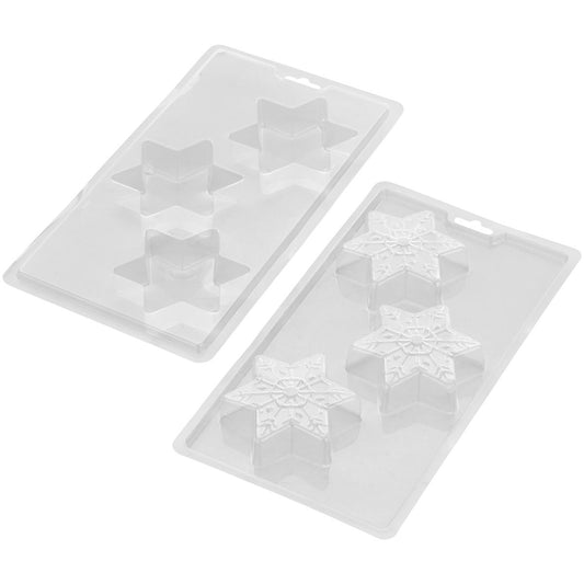 Wilton 3D Candy Mould Hot Chocolate Snowflake