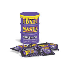 Toxic Waste Purple Sour Candy