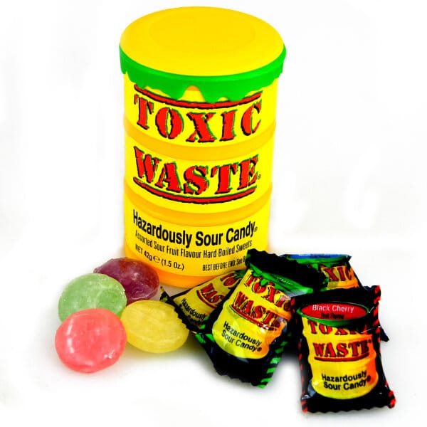 Toxic Waste Yellow Sour Candy