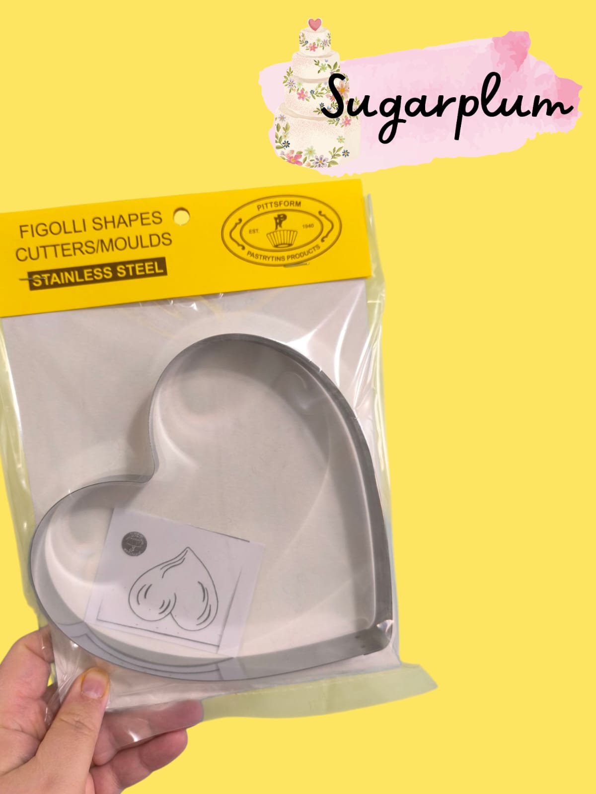 Figolli Cutter Large - Heart