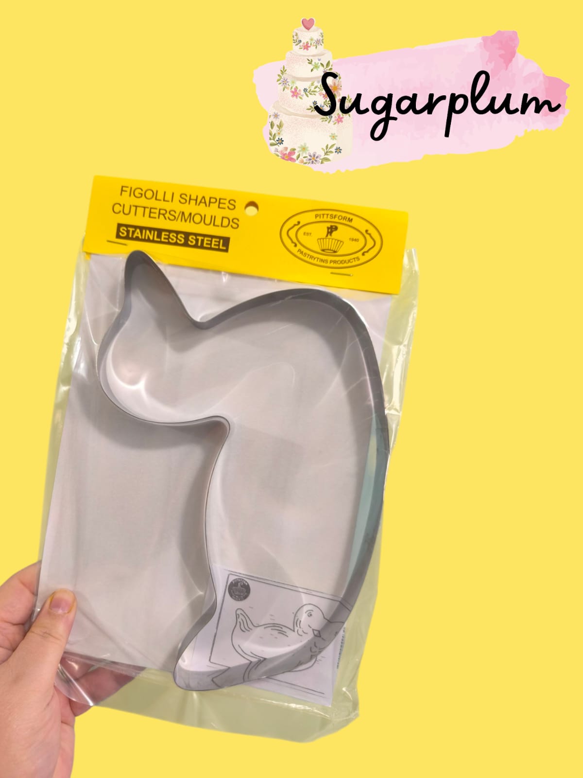 Figolli Cutter Large - Duck