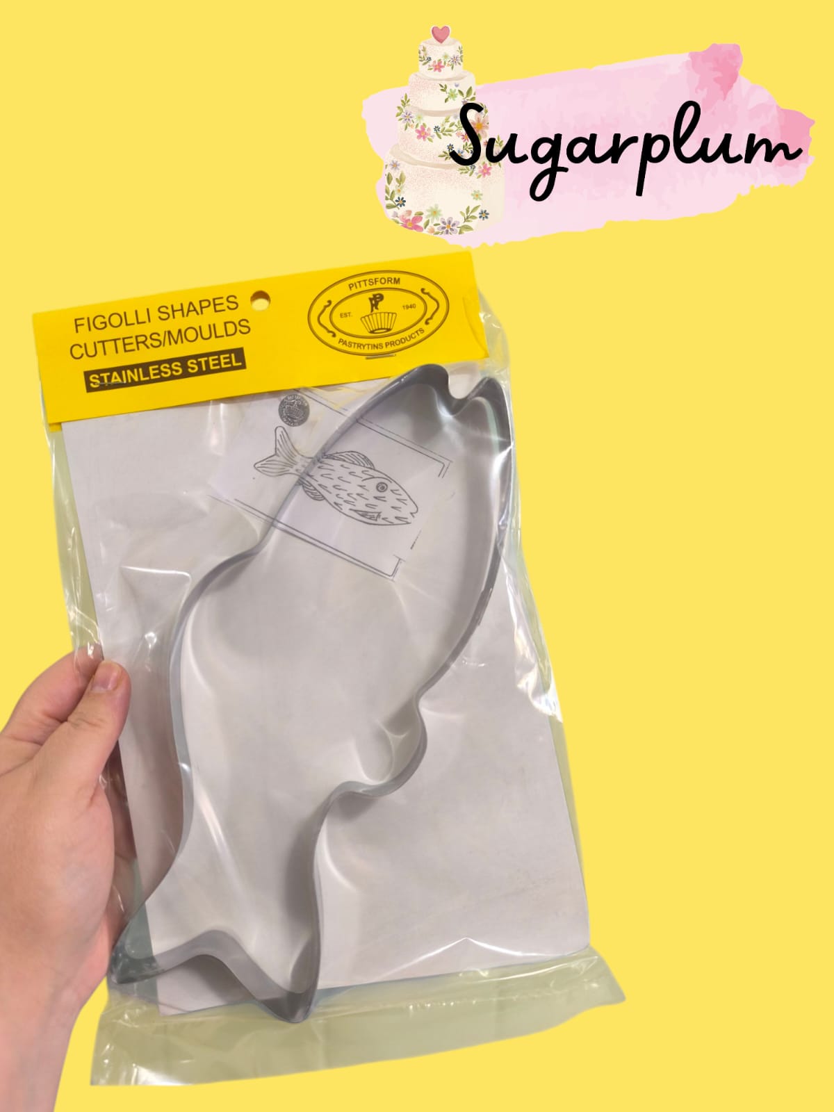 Figolli Cutter Large - Fish