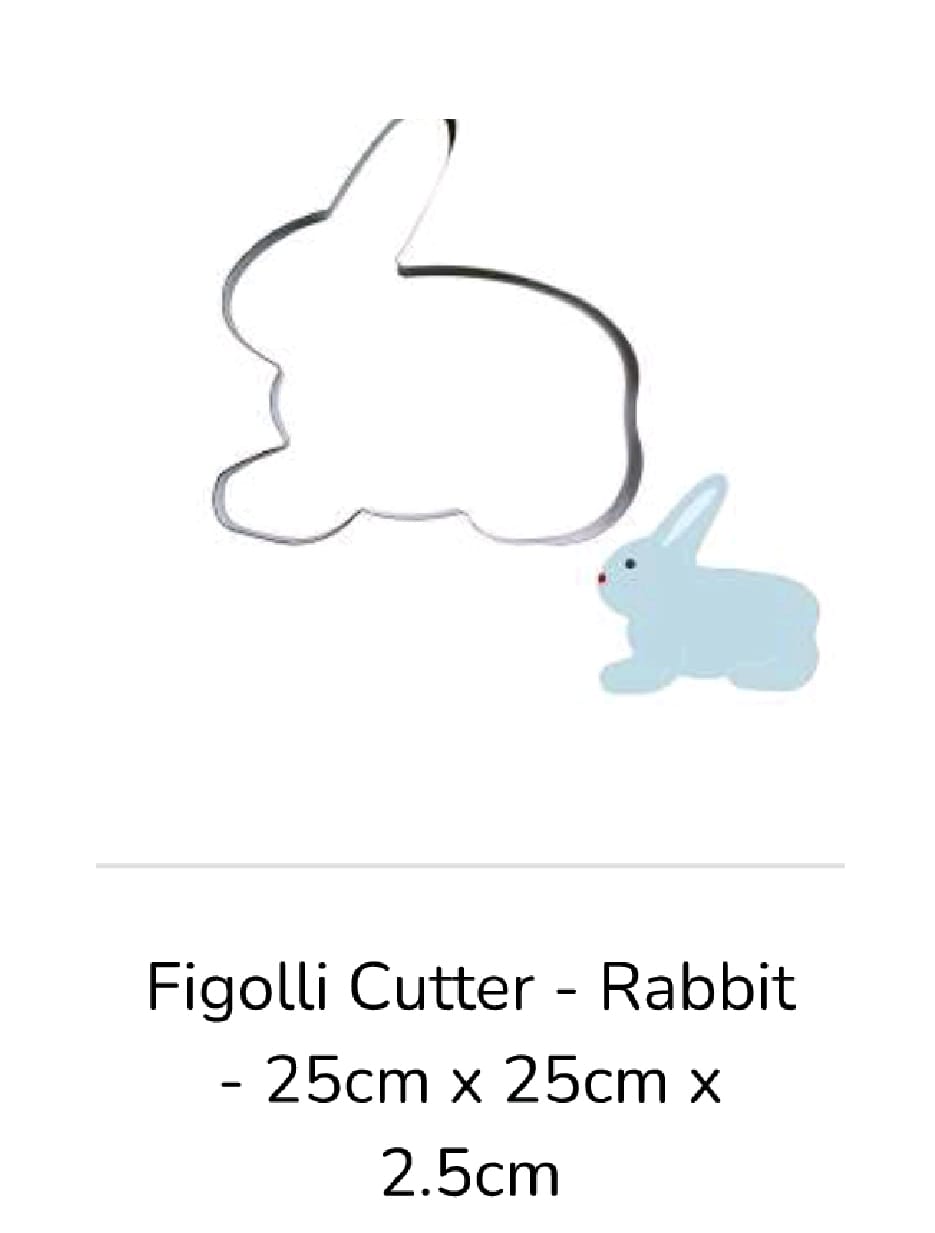 Figolli Cutter Large - Rabbit