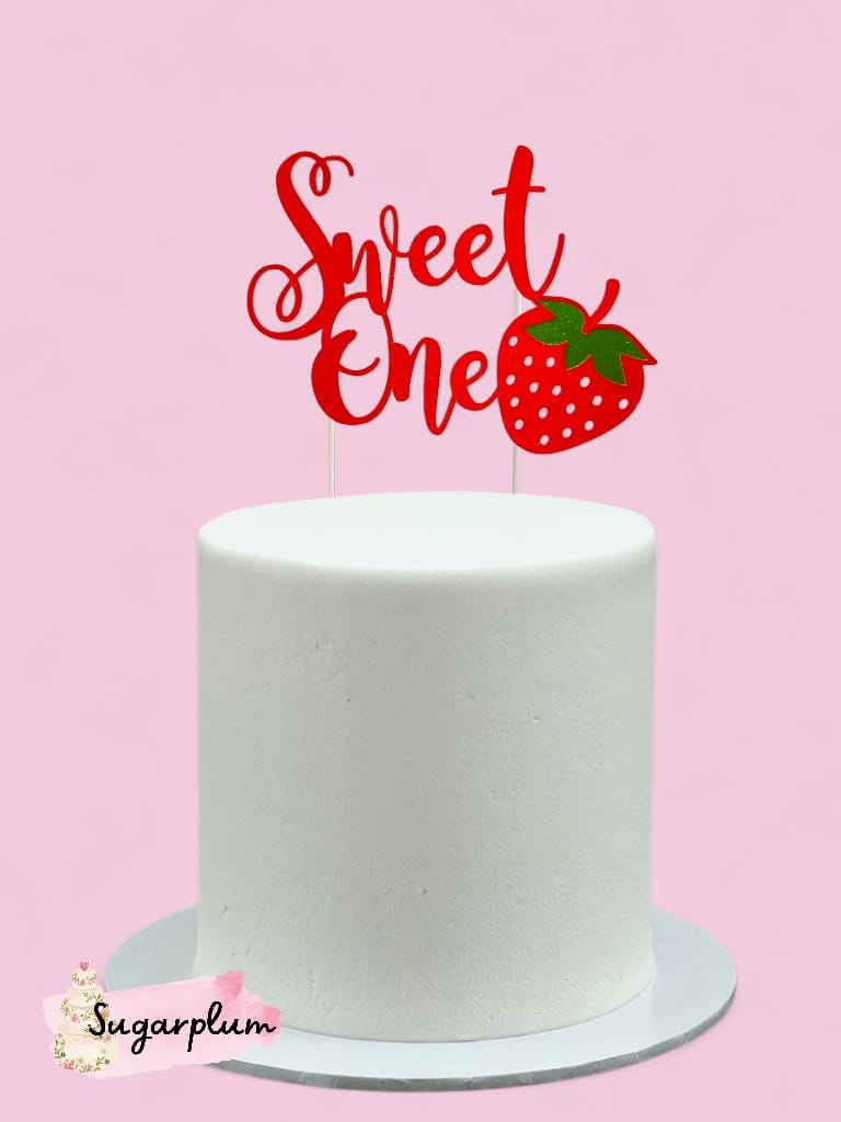 Sweet One Personalised Cake Topper