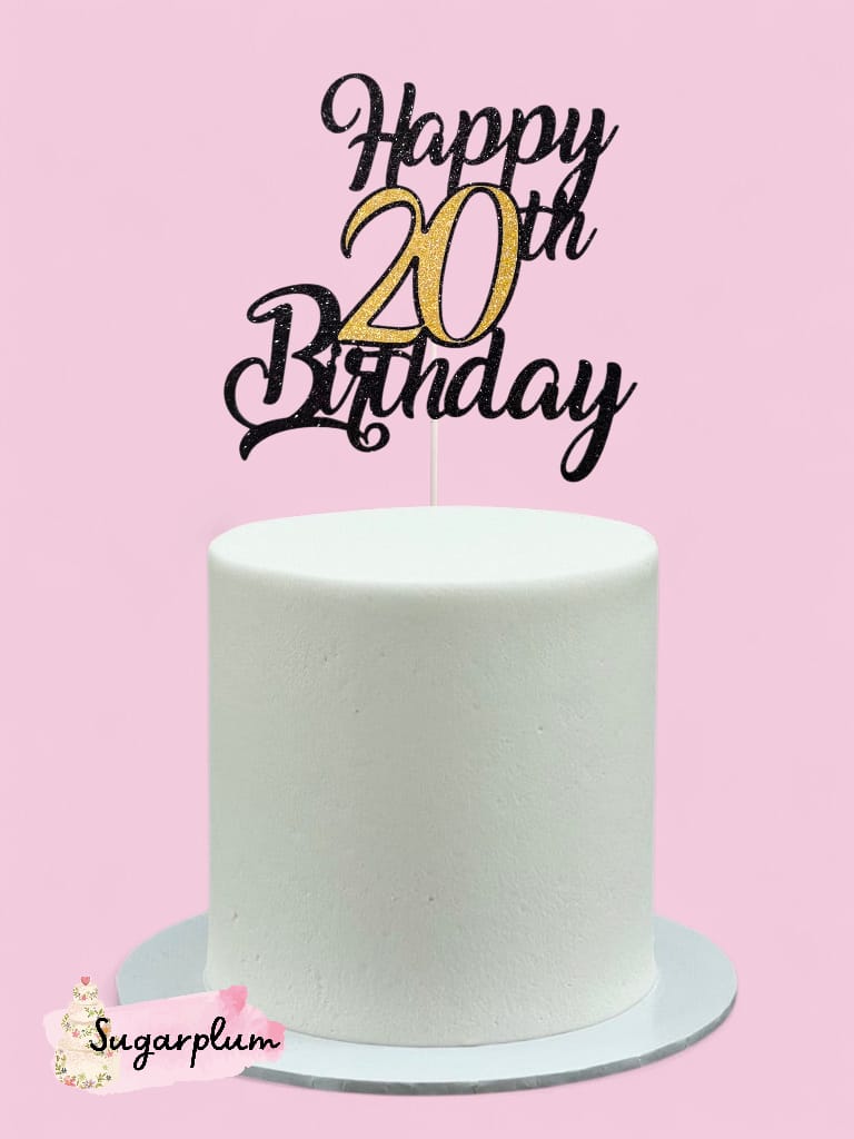 Birthday Personalised Cake Topper