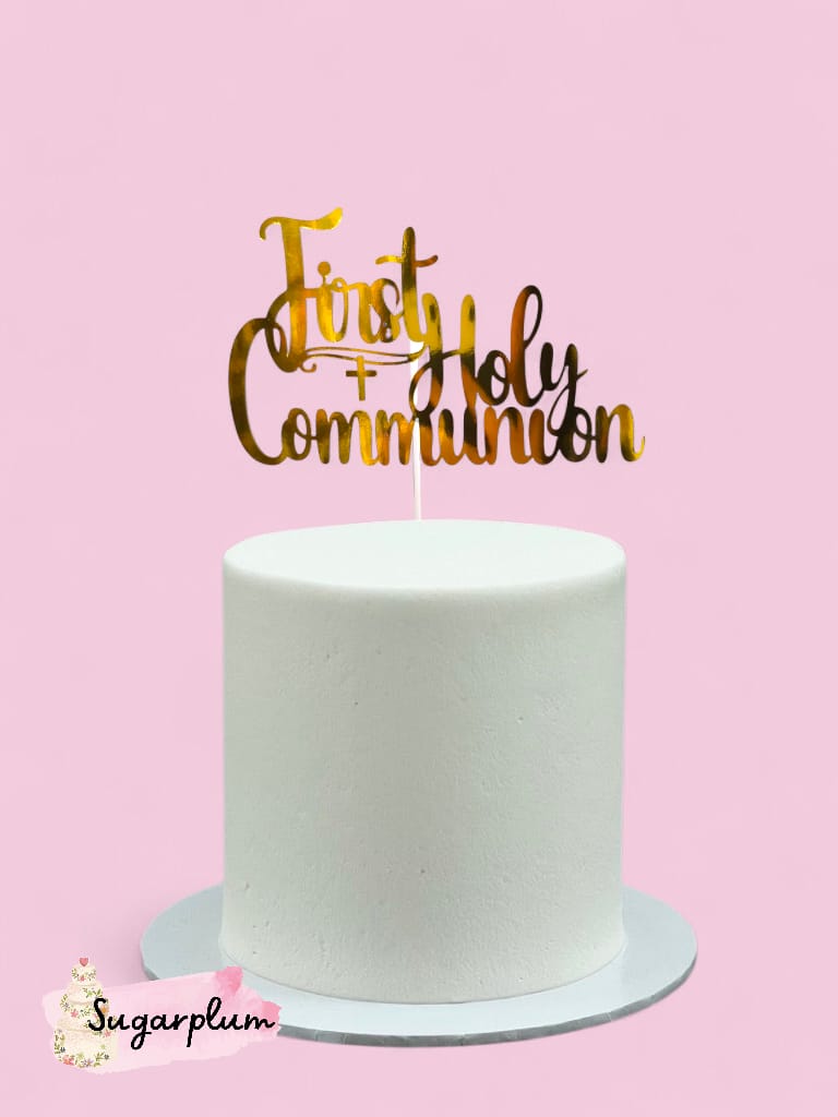 First Holy Communion Cake Topper