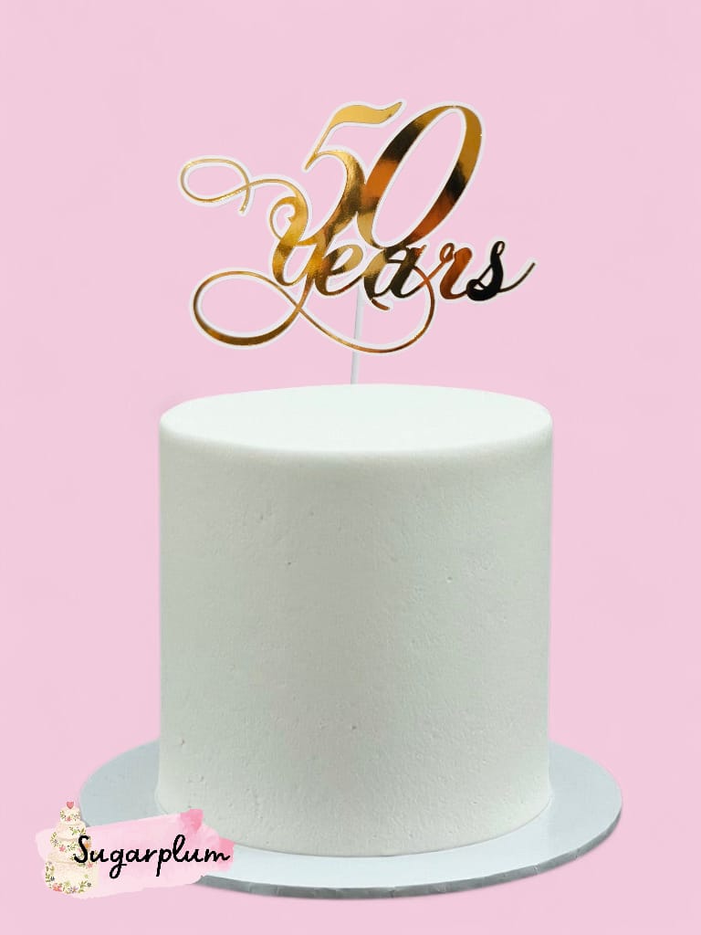 Anniversary Personalised Cake Topper