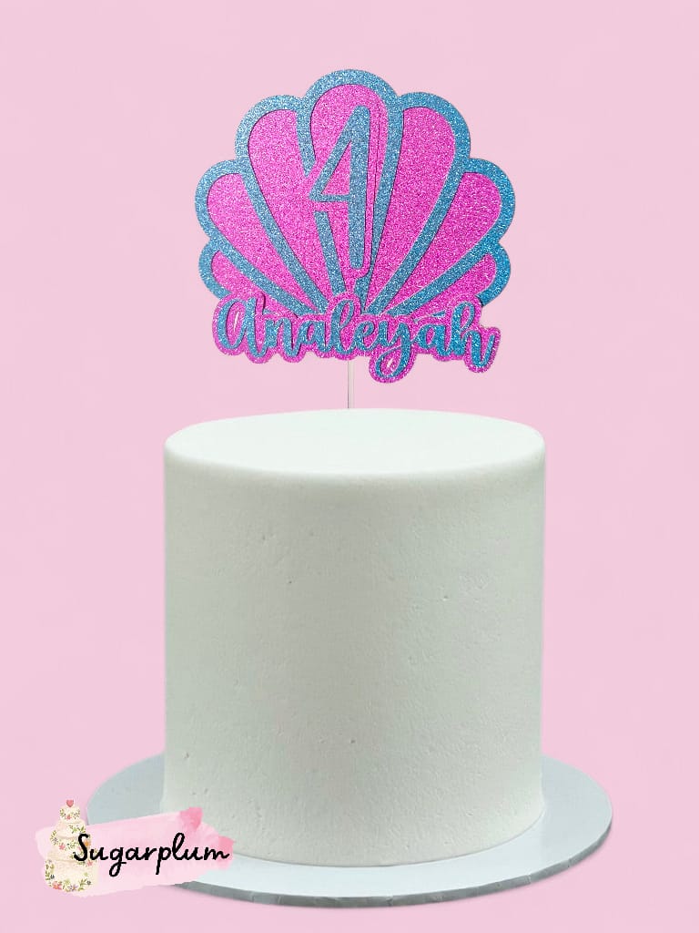 Shell Personalised Cake Topper
