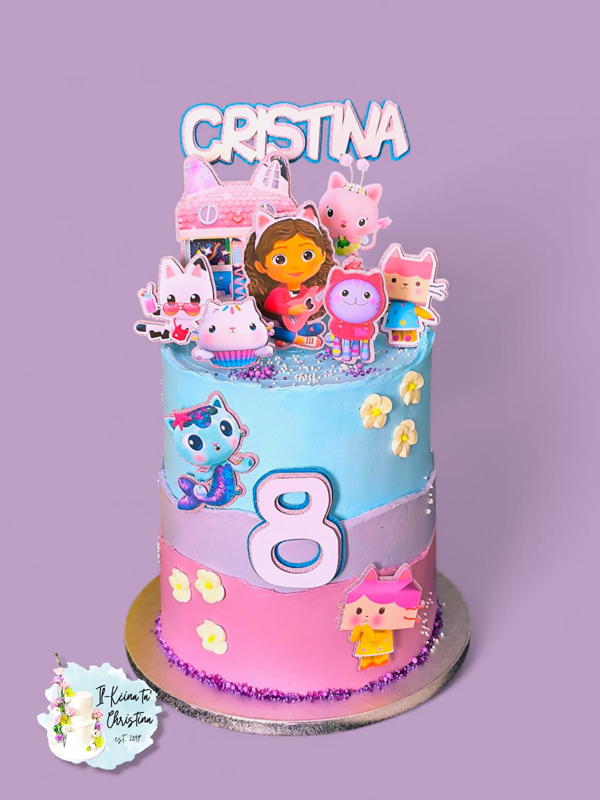 Gabby's Dollhouse Personalised Cake Topper Set of 11