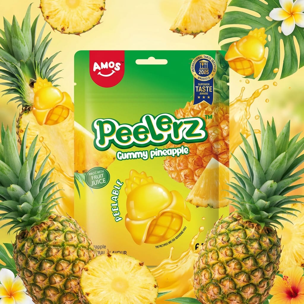 Amos Peelerz Pineapple 65g
