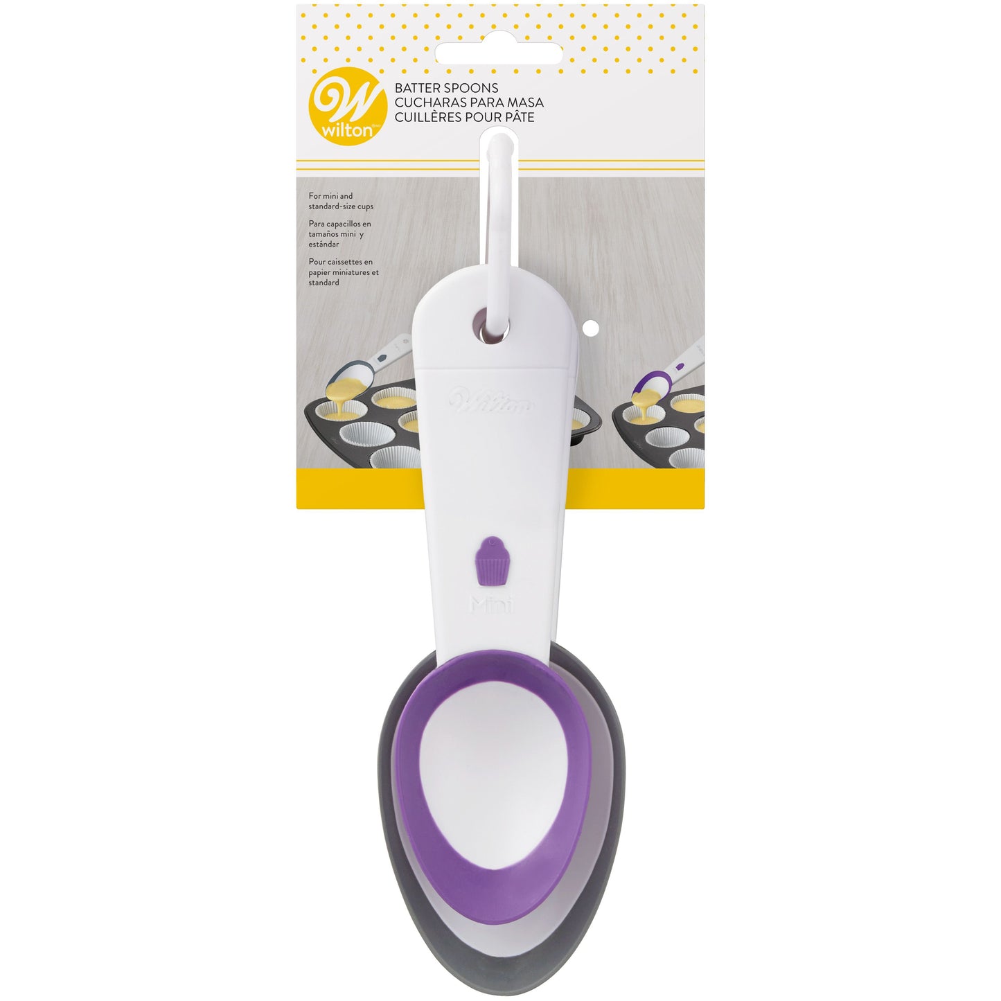 Wilton Cupcake Batter Spoons set/2