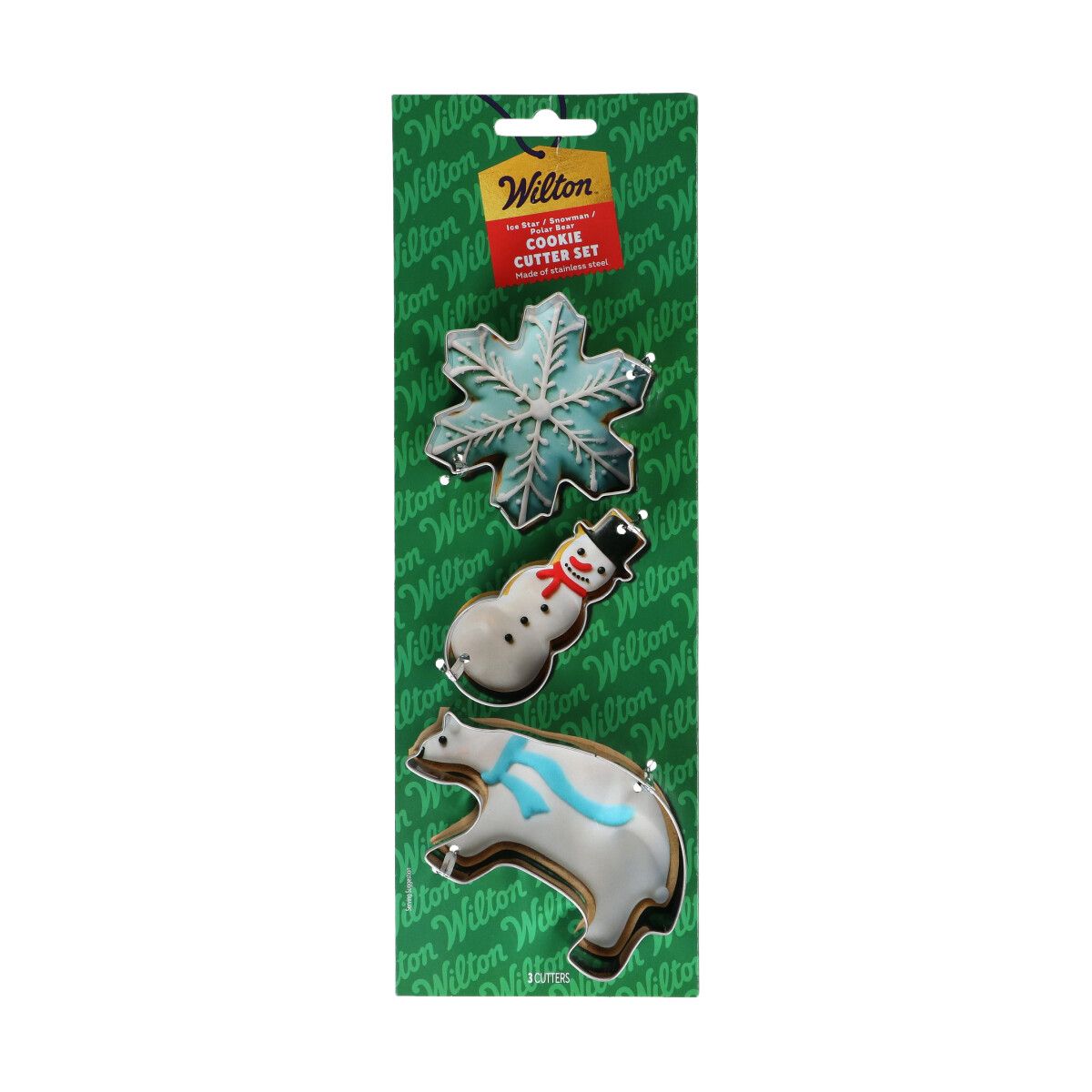 Wilton Cookie Cutter Ice Star - Snowman - Polarbear set/3