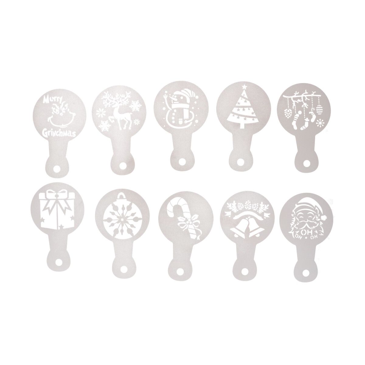 Wilton Christmas Stencils set/20