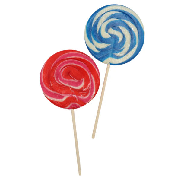 Blue/Pink Swirl Lollipops
