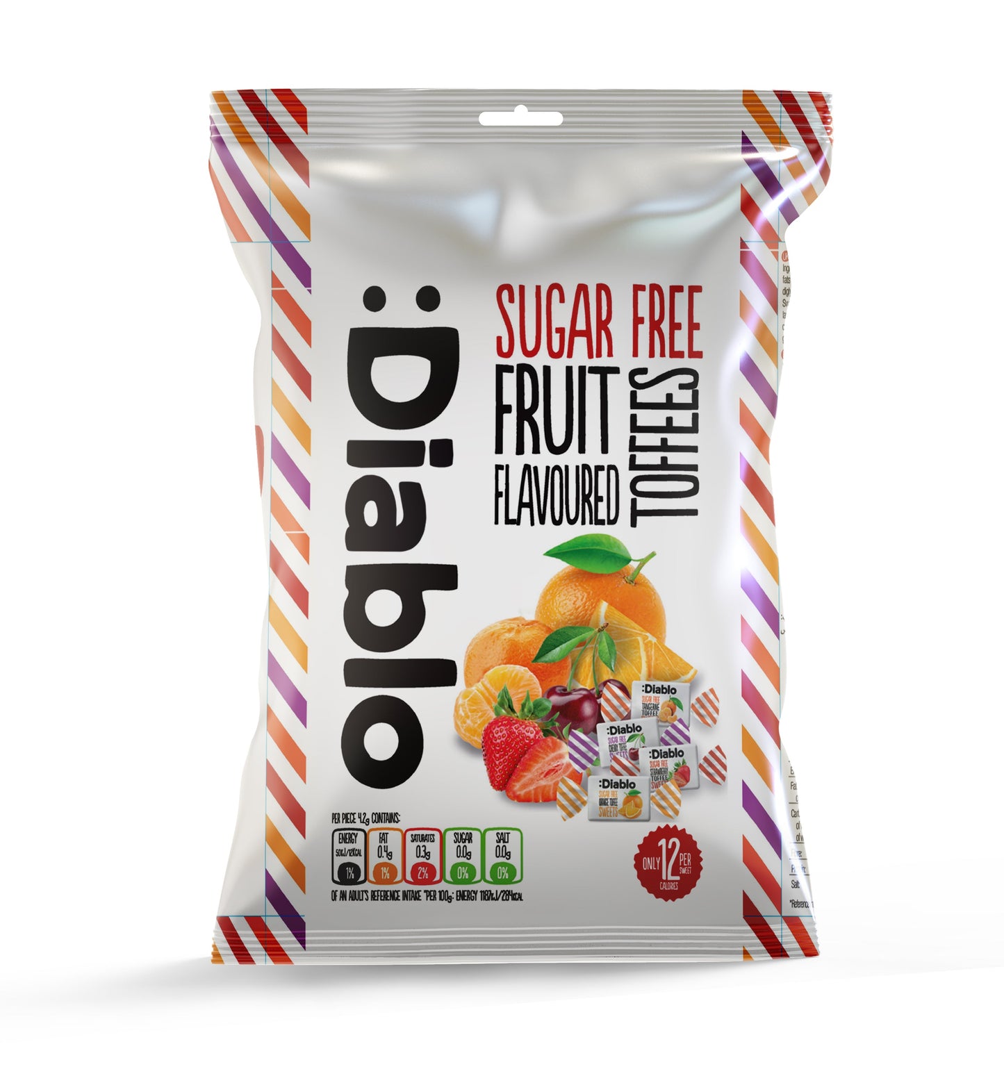 Diablo Sugar Free Fruit Flavoured Toffees
