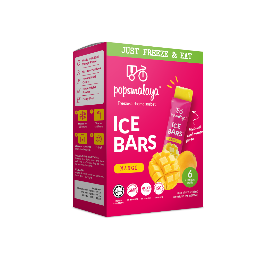 Popsmalaya Ice Bars - Mango