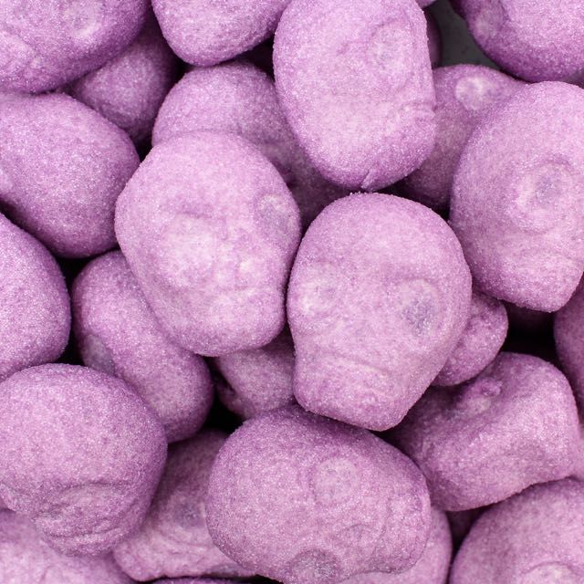 Purple Skulls Marshmallows