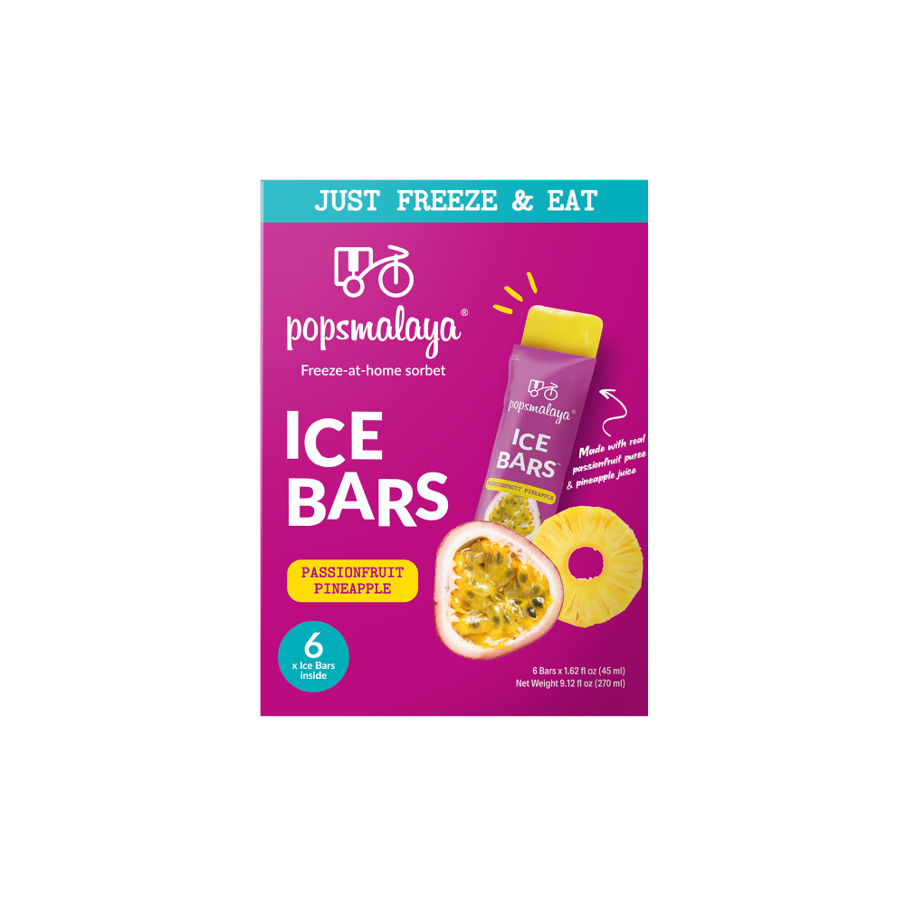 Popsmalaya Ice Bars - Passionfruit Pineapple