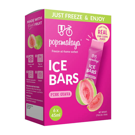 Popsmalaya Ice Bars - Pink Guava