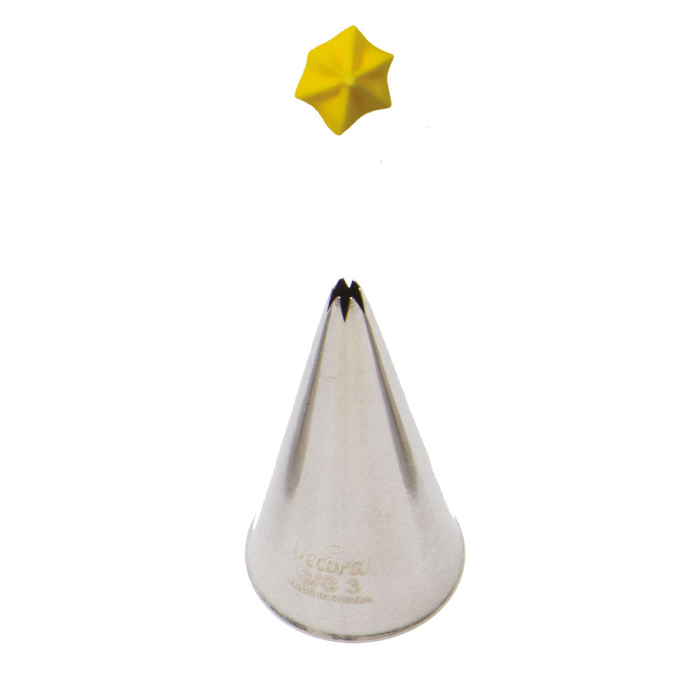 Decora Piping Tip Star 3
