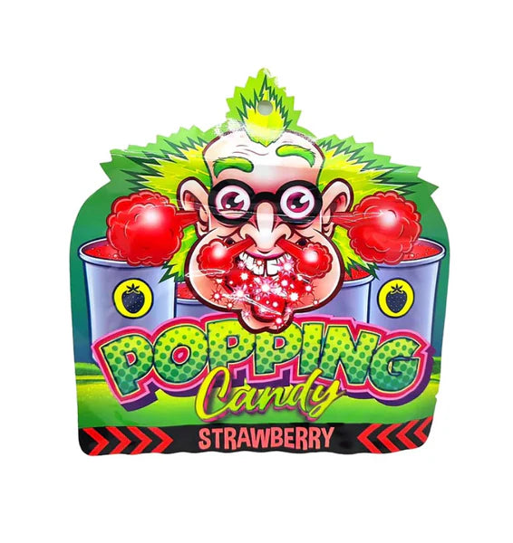 Dr Sour Popping Candy Strawberry