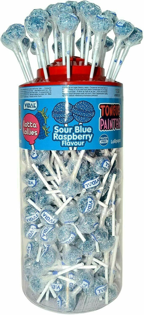 Sour Blue Raspberry Lolly