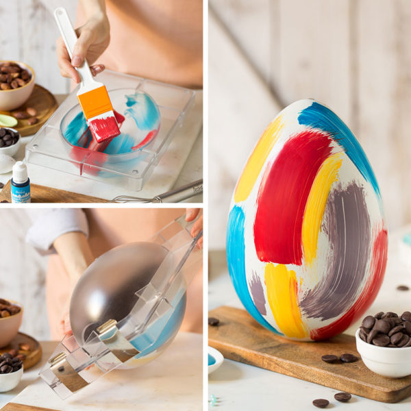 Decora Flat Chocolate Egg Mould Kit