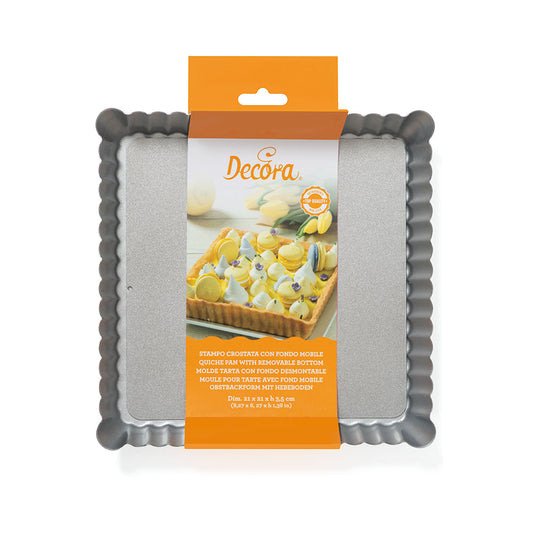 Decora Square Tart with Removable Bottom