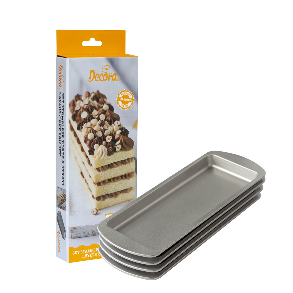 Decora Rectangular Layer Cake Pan Set