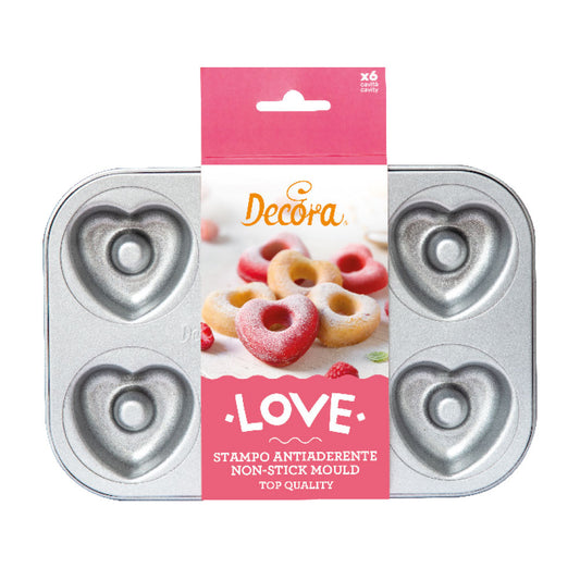 Decora Hearts Non-Stick Mould