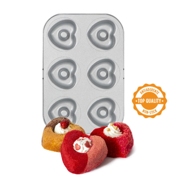 Decora Hearts Non-Stick Mould