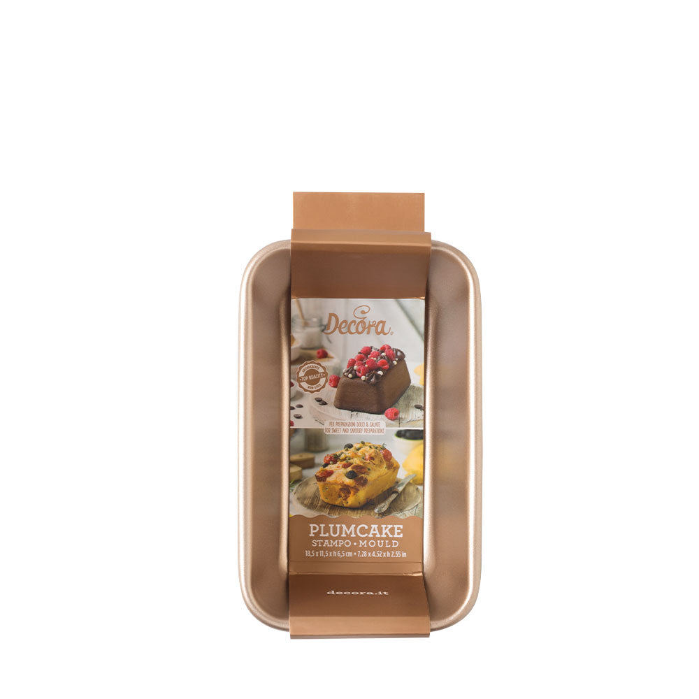 Decora Rose Gold Line Mini Loaf Pan