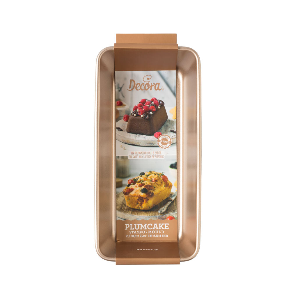 Decora Rose Gold Line Large Loaf Pan