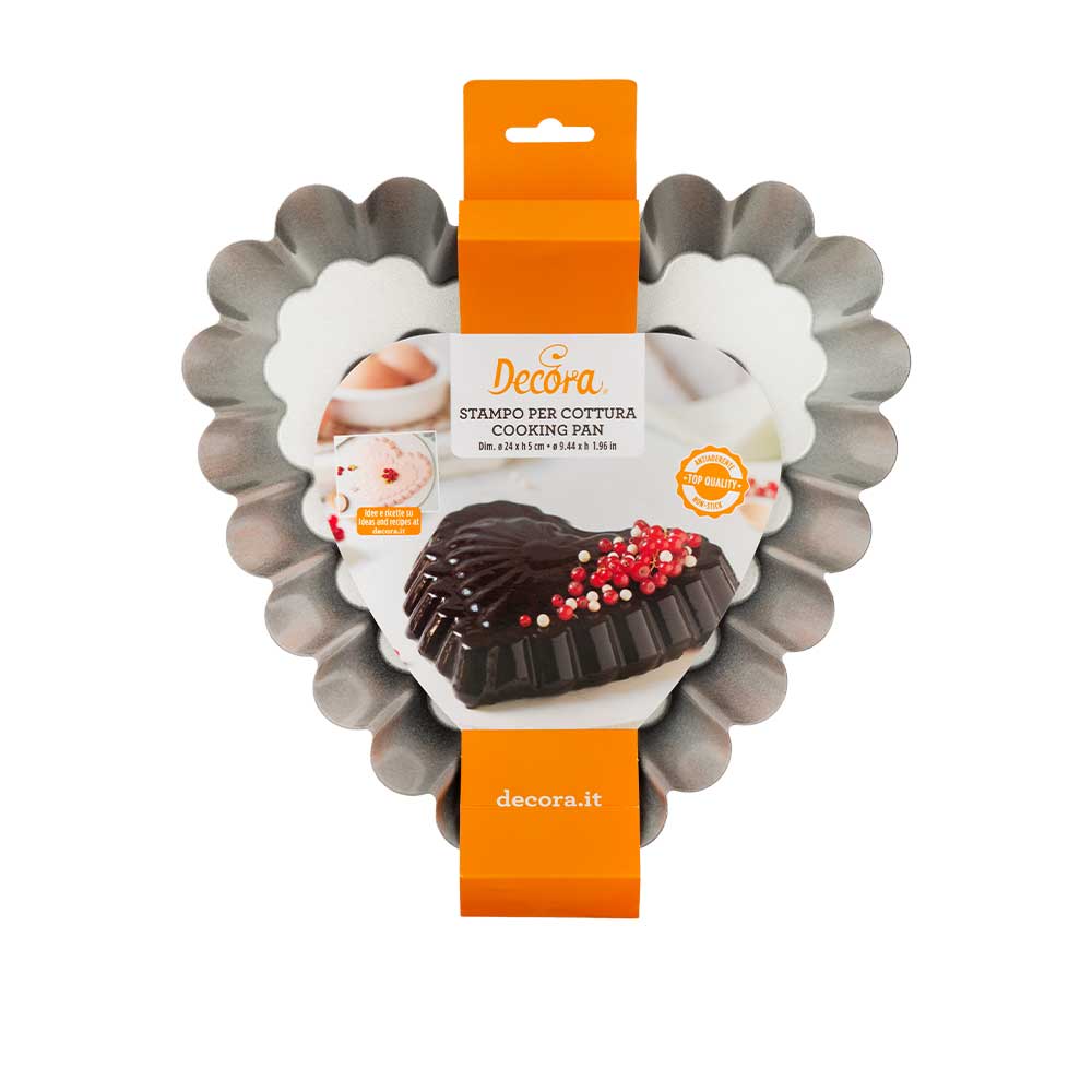 Decora Decorated Heart Mould