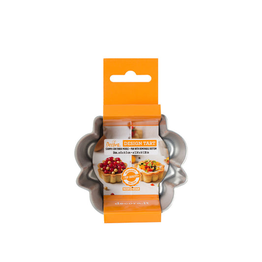 Decora Mini Design Tart Pan with Removable Bottom