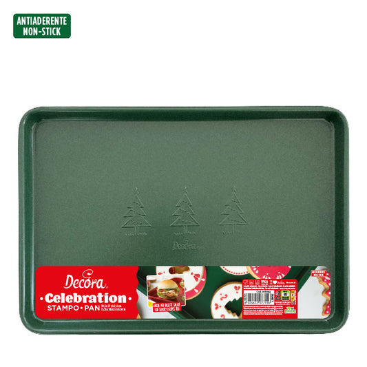 Decora Green Celebration Rectangular Pan