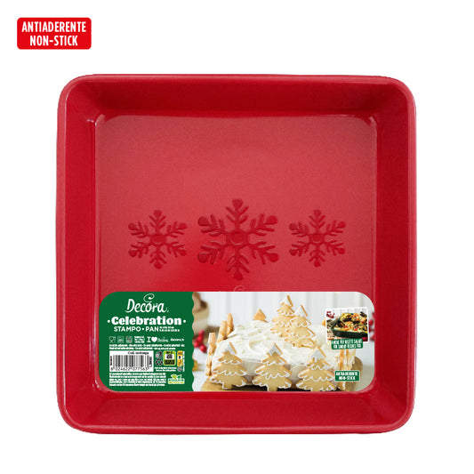 Decora Red Celebration Square Pan