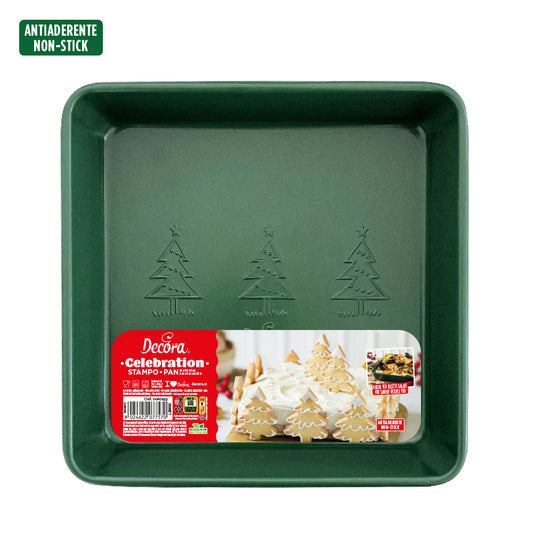 Decora Green Celebration Square Pan