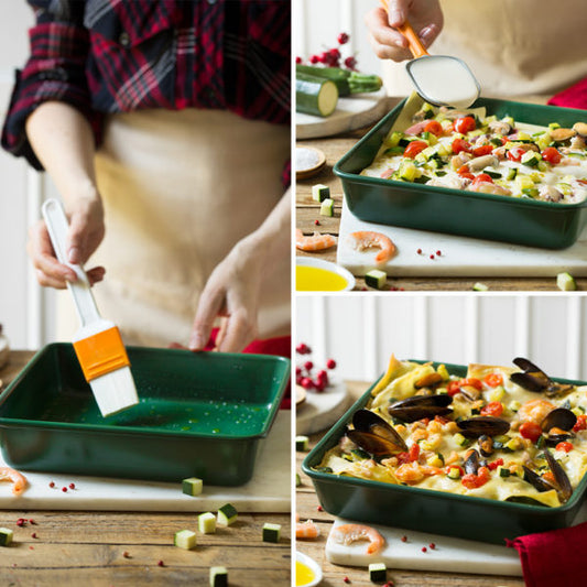 Decora Green Celebration Square Pan