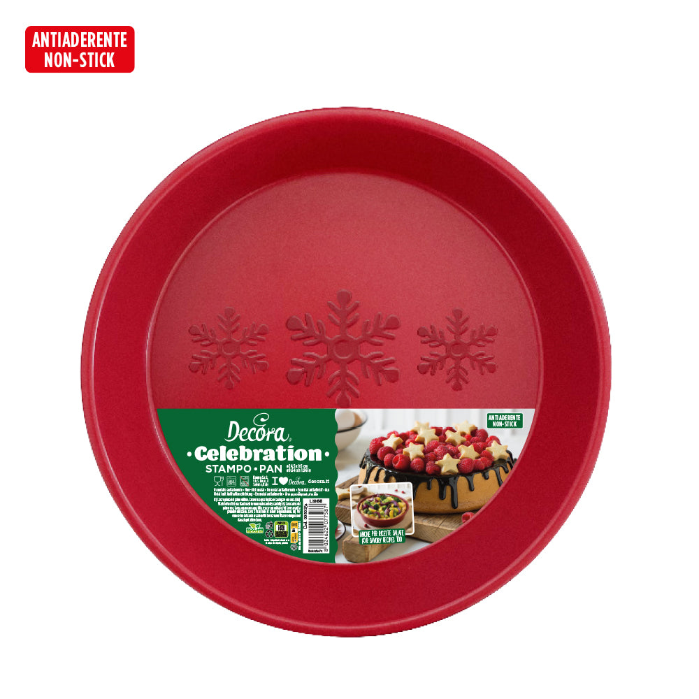 Decora Red Celebration Round Pan