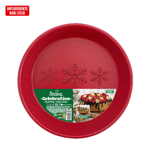 Decora Red Celebration Round Pan