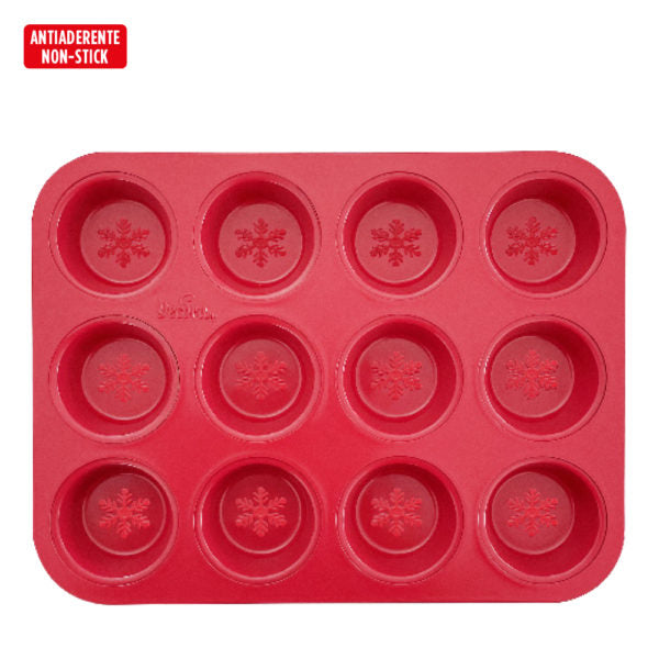Decora Red Celebration Muffin Pan x12