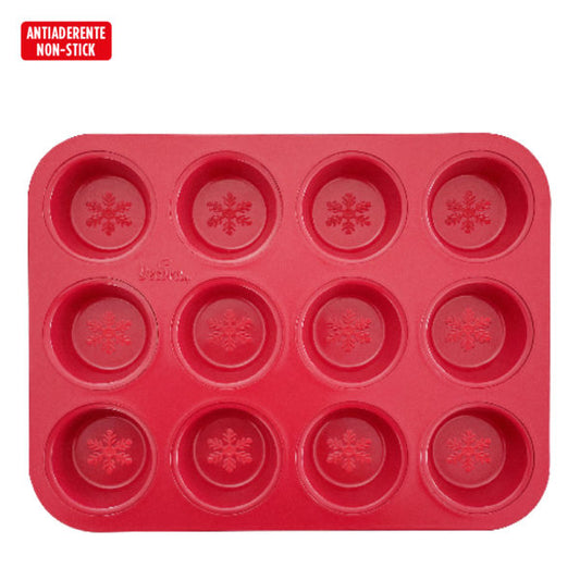 Decora Red Celebration Muffin Pan x12