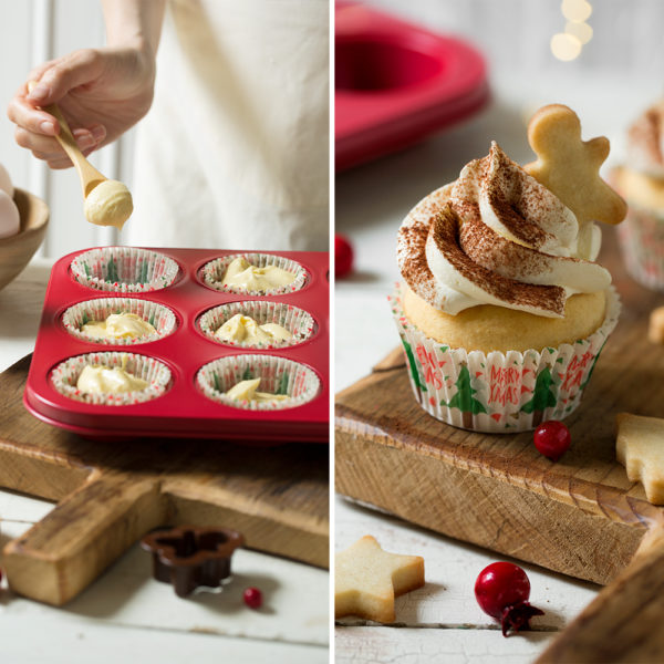 Decora Red Celebration Muffin Pan x12