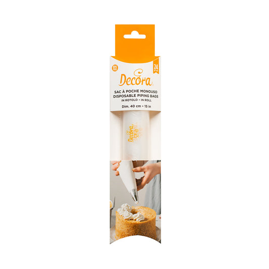 Decora Disposable Piping Bags pk/24