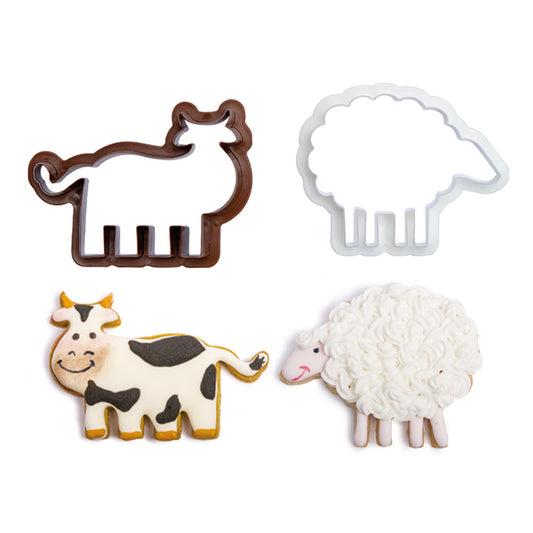 Decora Farm Animals Cookie Cutters