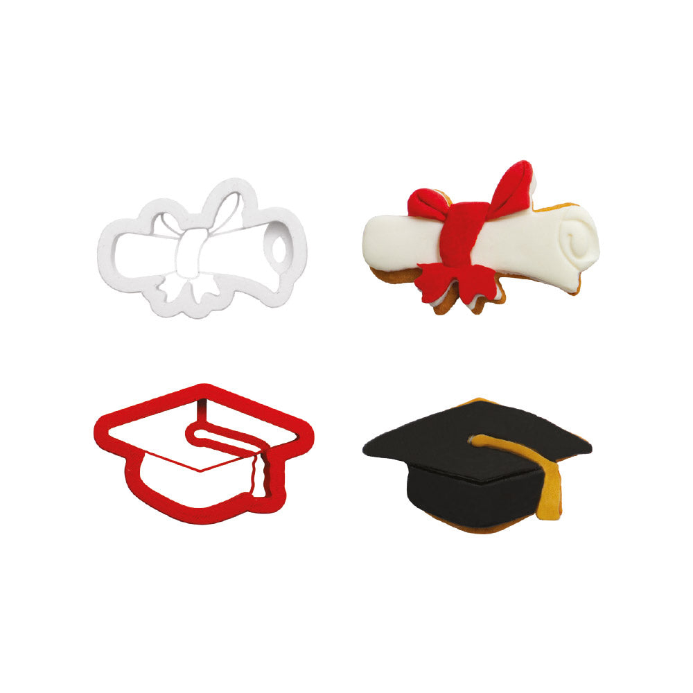 Decora Graduation Cookie Cutters