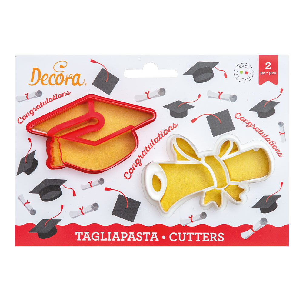 Decora Graduation Cookie Cutters