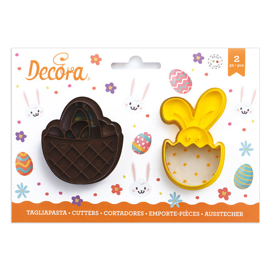 Decora Basket & Bunny Cookie Cutters